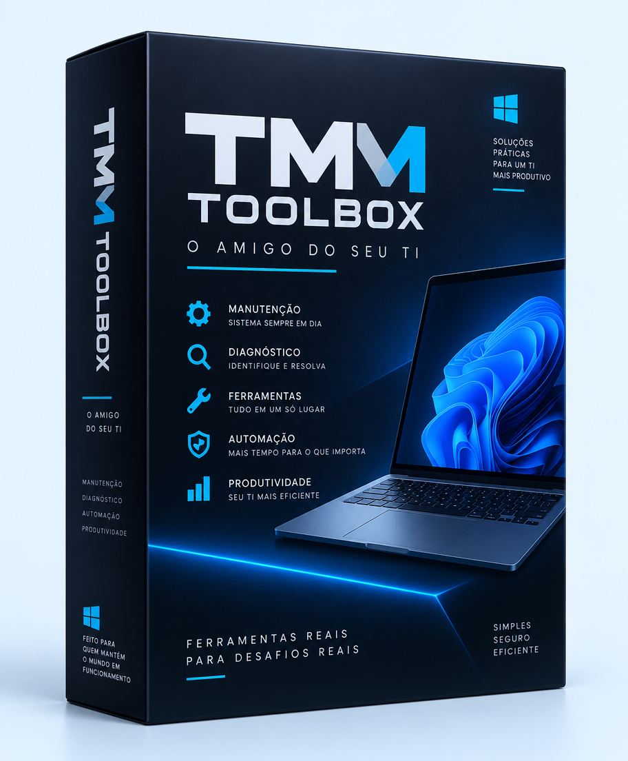 Caixa do software TMM Toolbox — O Amigo do seu TI